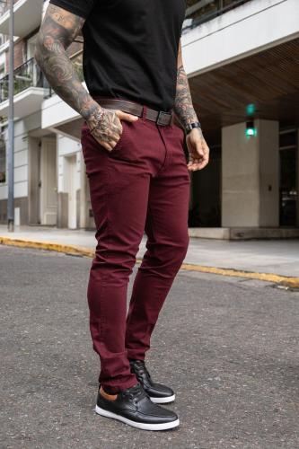 Pant Chino Bordo - Miniatura 2