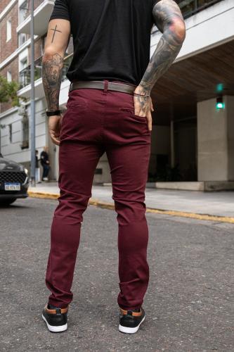 Pant Chino Bordo - Miniatura 3