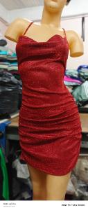 Vestido Corto Gliter Buche