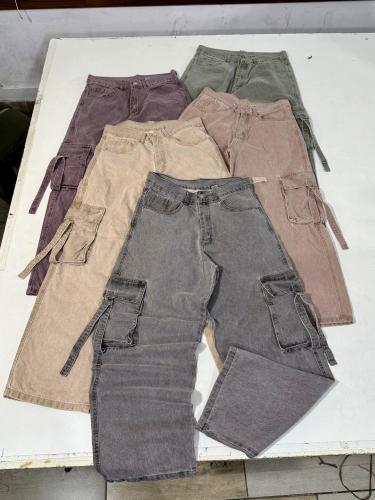 Baggy Cargo con Tiras