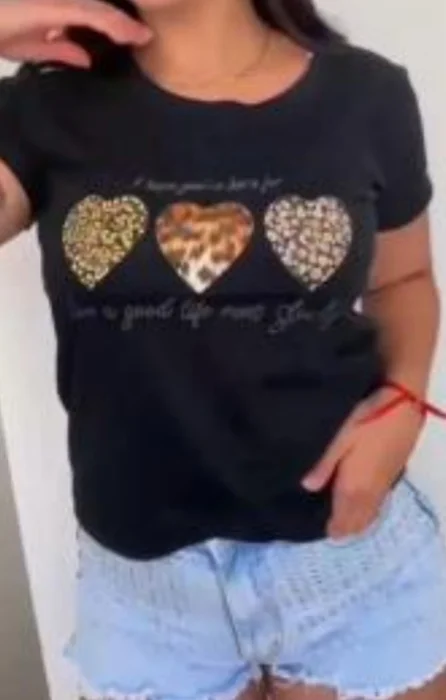 Remeras Estampadas de Algodón Peinado 24/1 Cuello de Limpieza Muy Buena Calidad