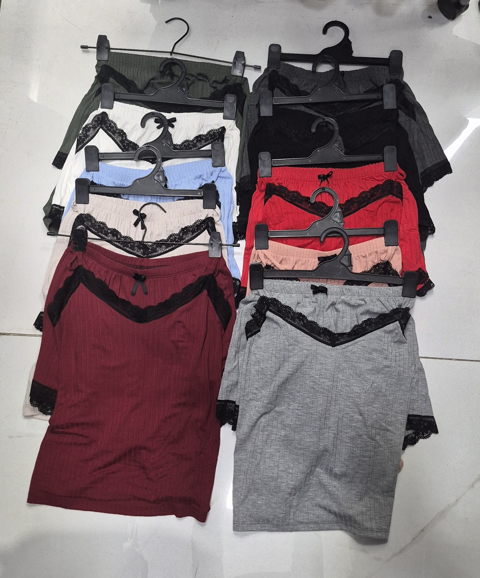 Pijama Morley  Puntilla Negro - Imagen 9