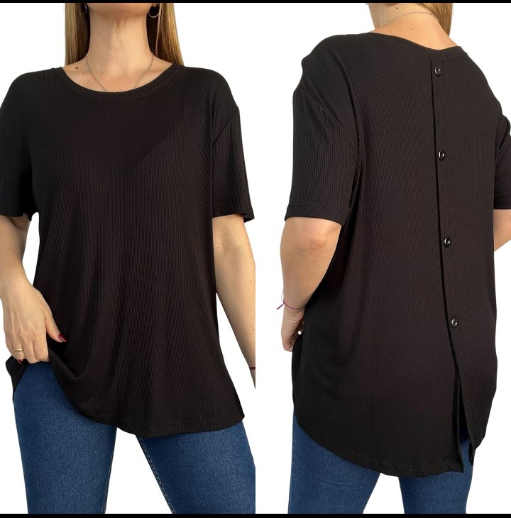 Remera Morley Boton en la Espalda - Imagen 2