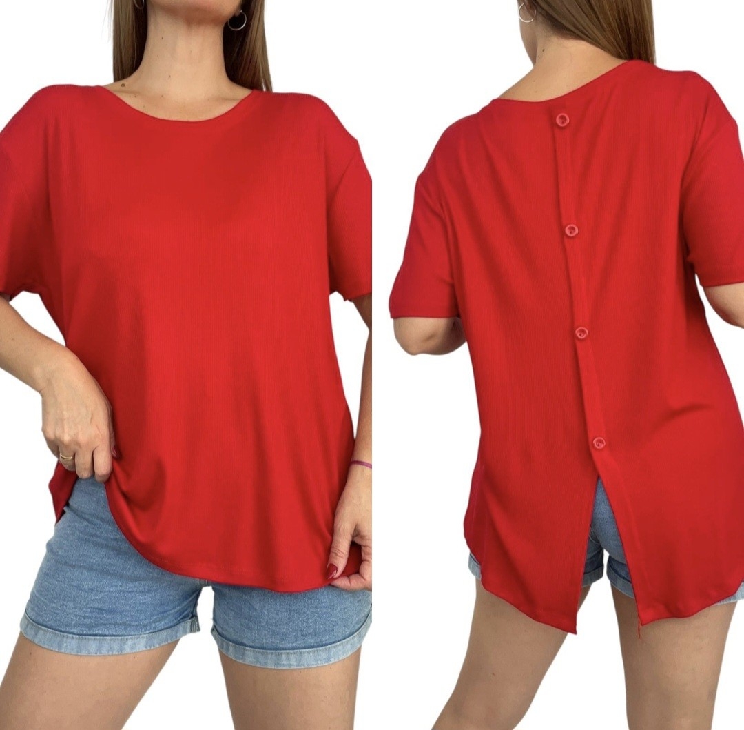 Remera Morley Boton en la Espalda - Imagen 6