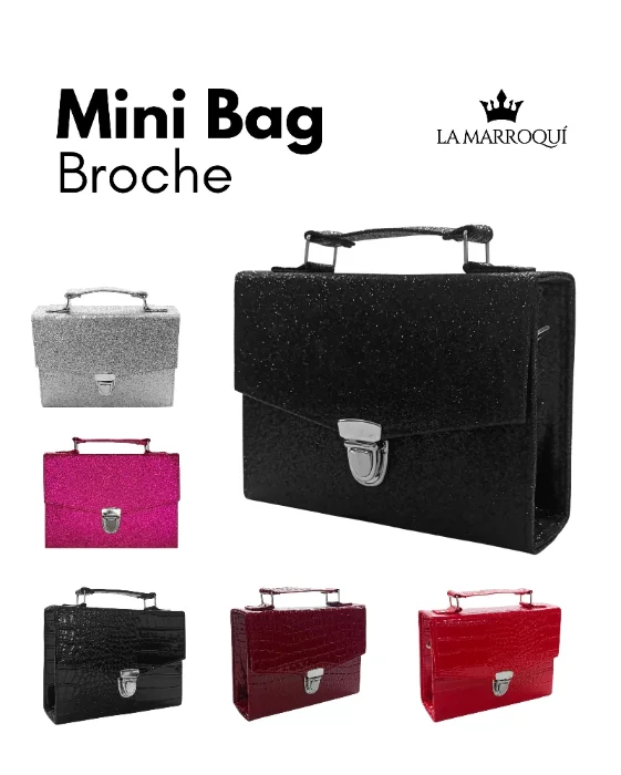 Mini Bag con Broche