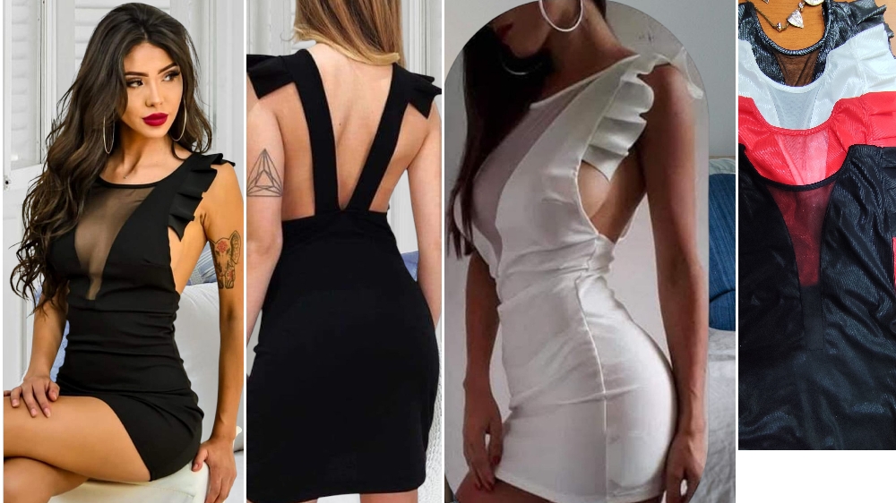 Vestido Casual con Transparencia - Imagen 3