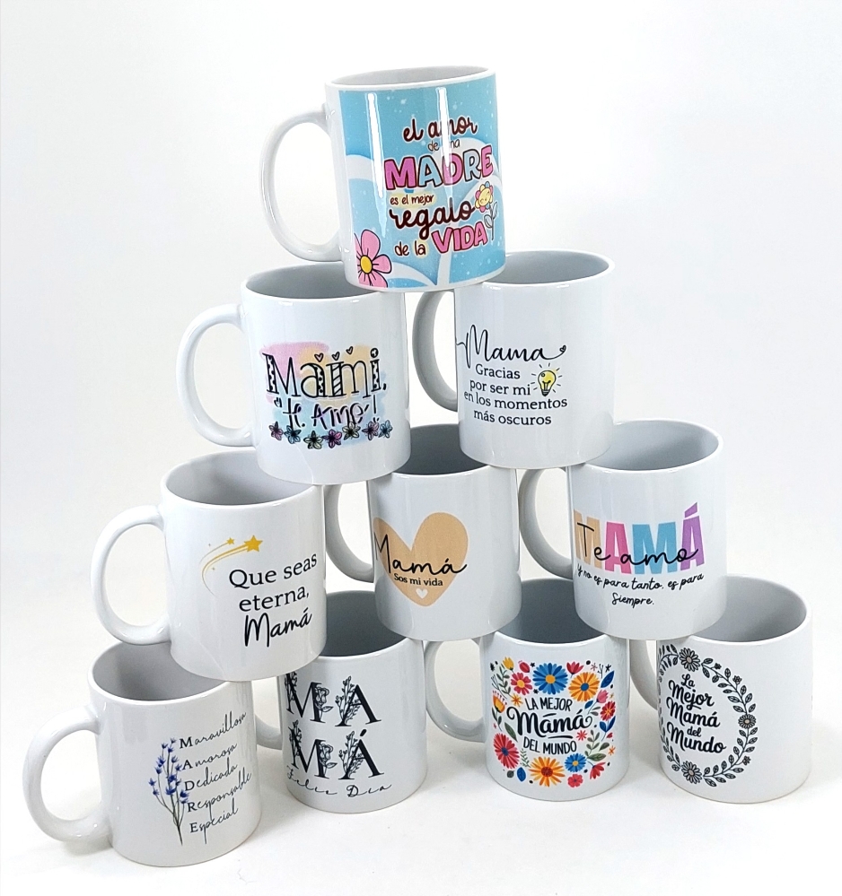Taza Cerámica Día de la Madre y Portataza - Imagen 2