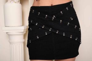 Pollera Cruzada Black