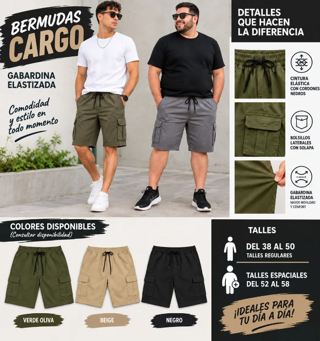 Bermudas Cargos