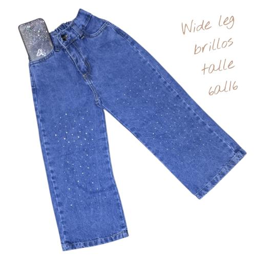 Wide Leg con Brillos