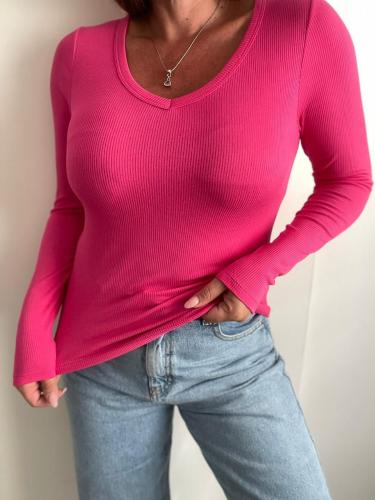 Camiseta Cuello V Moley Viscosa - Miniatura 2
