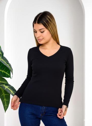 Camiseta Cuello V Moley Viscosa - Miniatura 3