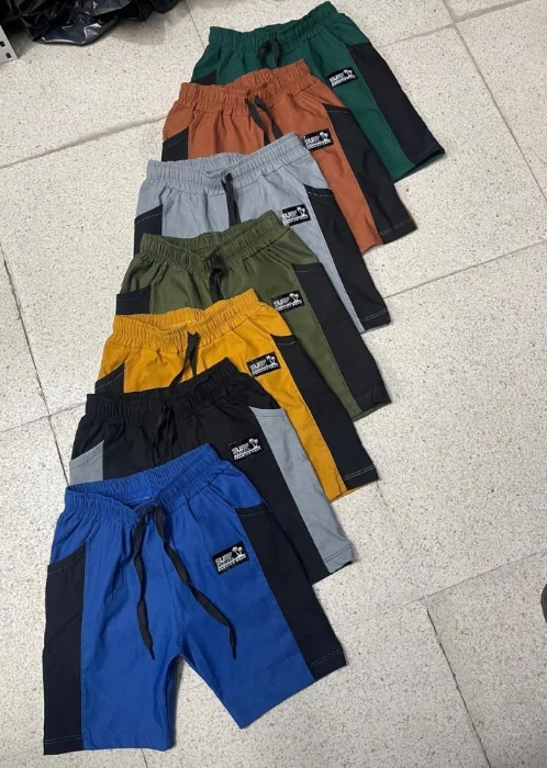 Short Combinado de Niño en Tela Bengalina