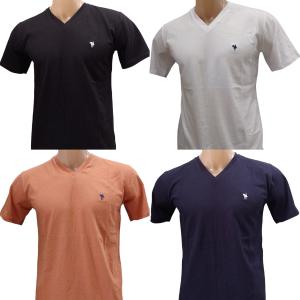 Remera Cuello V de Algodon Peinado - Miniatura 2