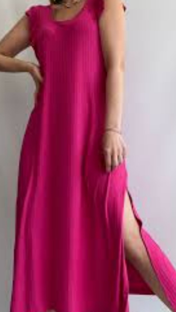 Vestido Largos. con Voladitos de Calidad Morly - Imagen 2