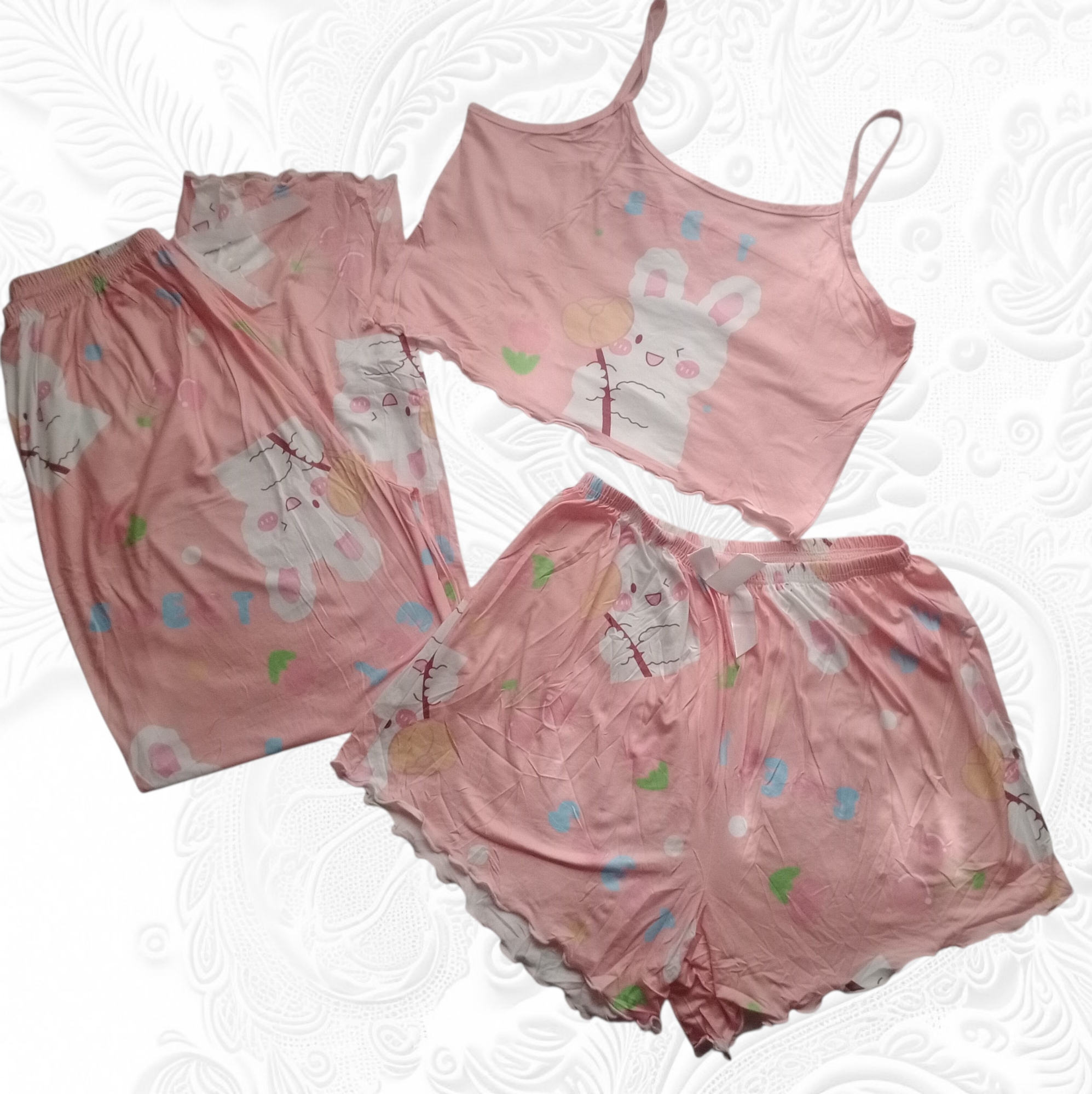 Pijama Set de 3 Prendas. Adultos - Imagen 2