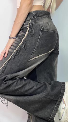 Jeans Wide Leg Desflecado - Miniatura 4