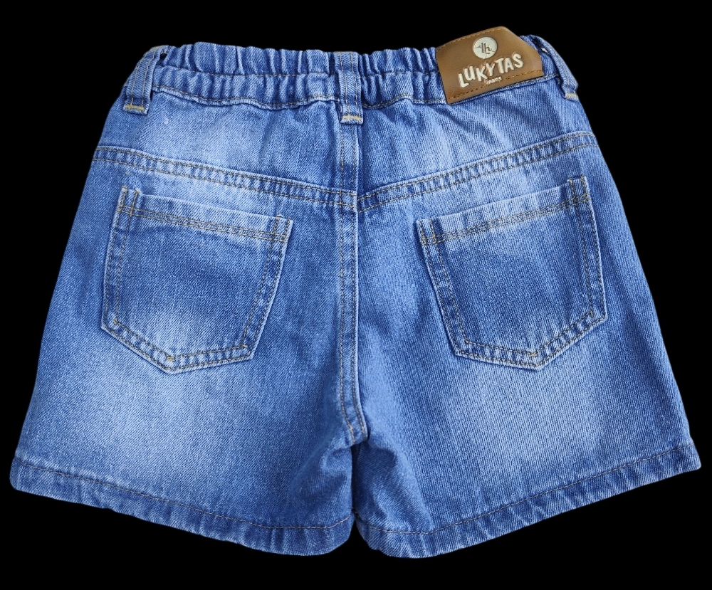Nuevo - Ingreso /  Shorts Pollera de Jeans Rígido [nena] - Imagen 3