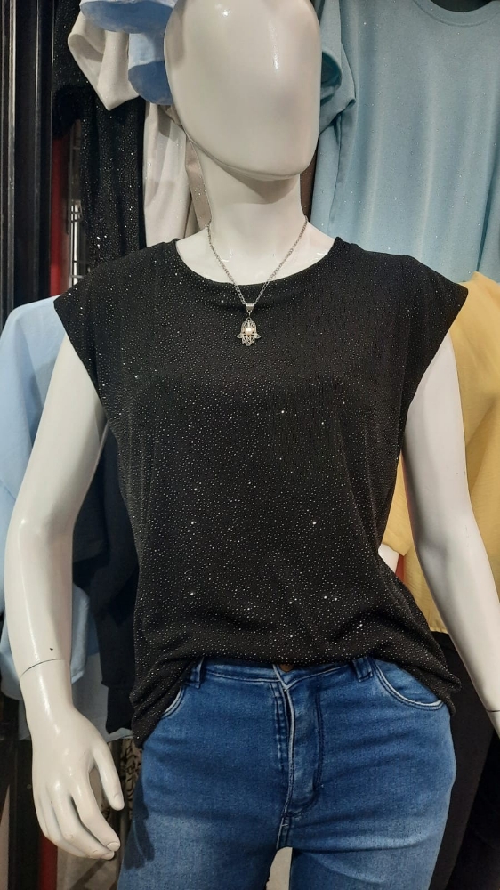 Musculosa  Micromorley con Gliter - Imagen 2