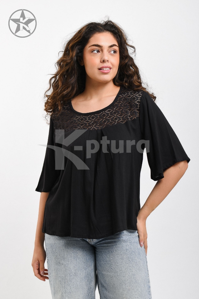 Remera Lino con  Brodery - Imagen 2