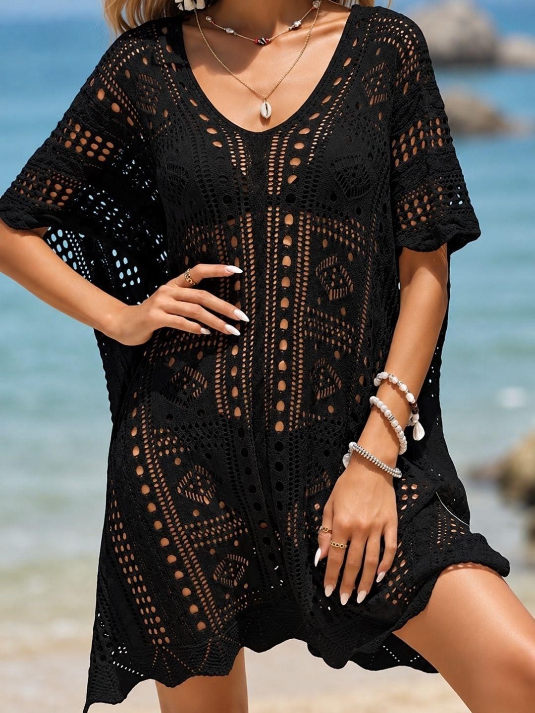 Vestido Playero Rombo - Imagen 2
