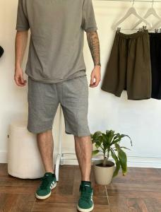 Bermuda de Hombre  Rustico  con Bolcillo Chino y Cierre