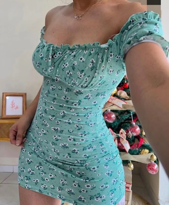 Vestidos Flor Estampado - Imagen 3