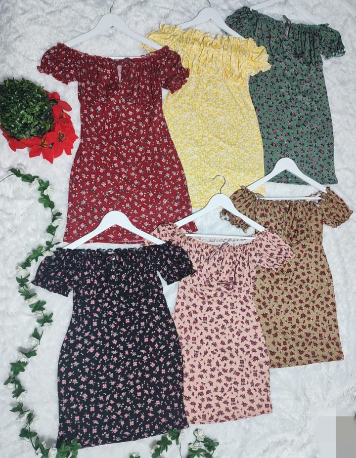 Vestidos Flor Estampado - Imagen 6