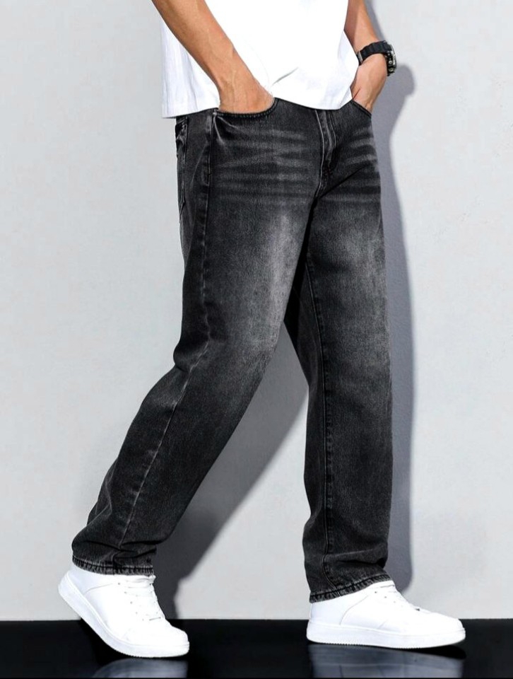 Jeans Semi Recto Hombre Pantalon Semi Chupin Ancho Caballero Moda Promos Hotsale - Imagen 7