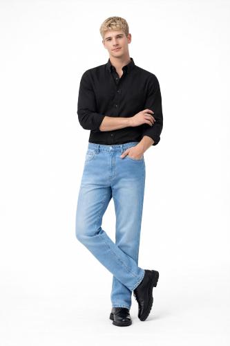 Jeans Semi Recto Hombre  Pantalon Semi Chupin Ancho Caballero Moda  Promos Hotsale