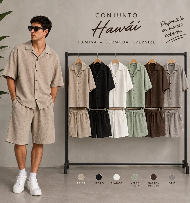 Conjunto Hawai Oversize