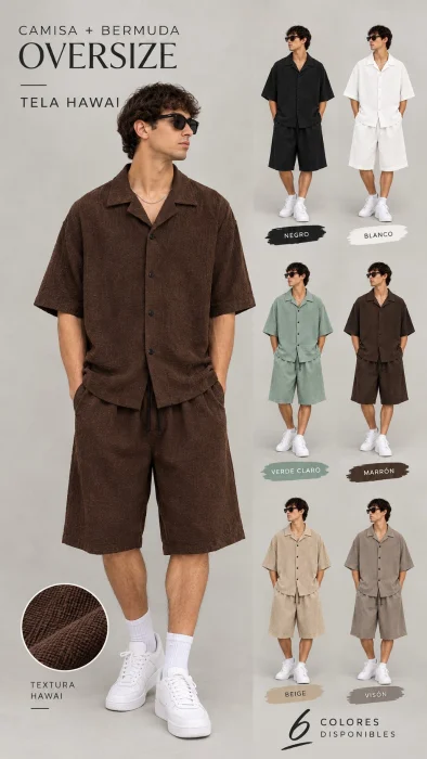 Conjunto Hawai Oversize