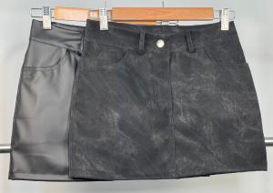 Pollera Clasica con Bolsillos Cuerina - Miniatura 3