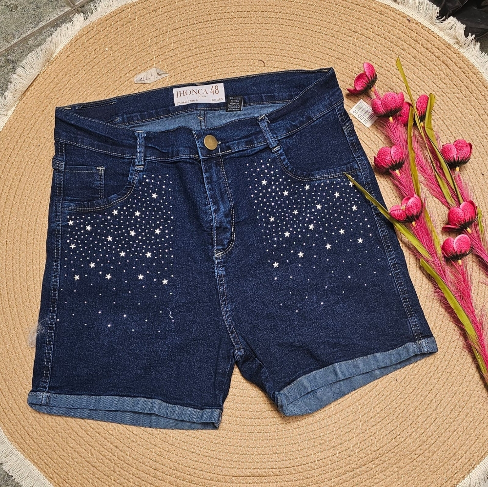Short con Brillos Talles Especiales - Imagen 3