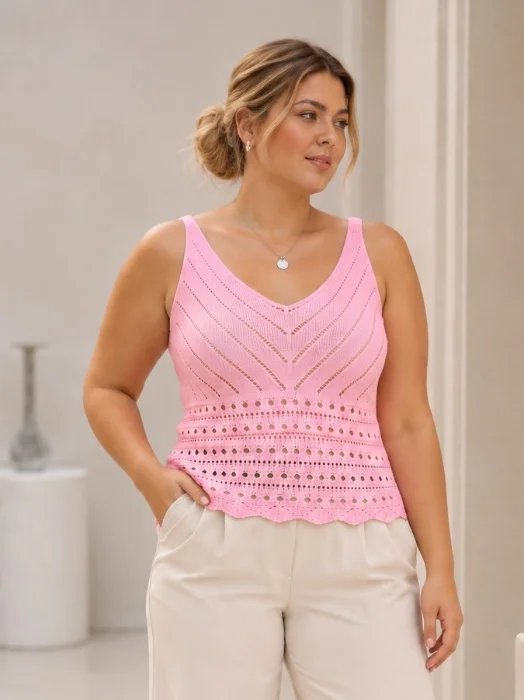 Musculosa de Hilo Algodón