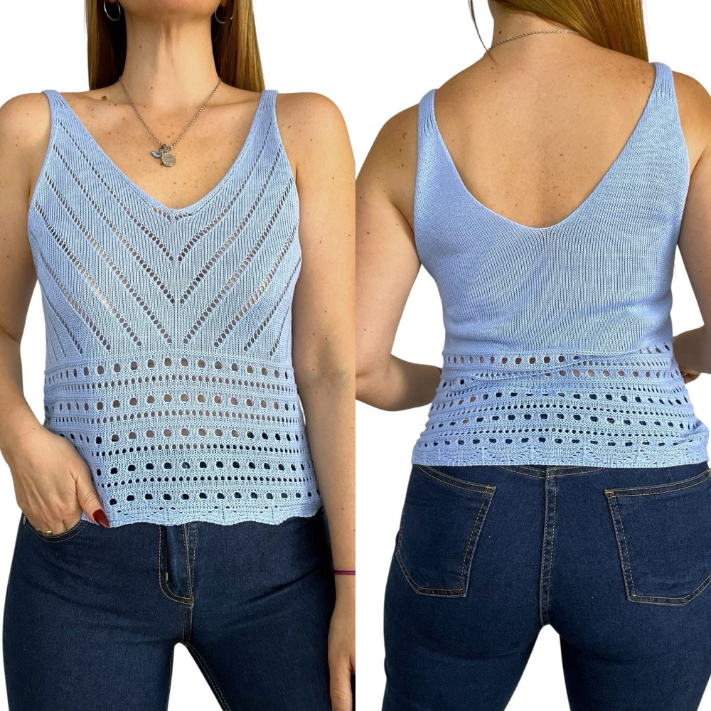 Musculosa de Hilo Algodón - Imagen 3