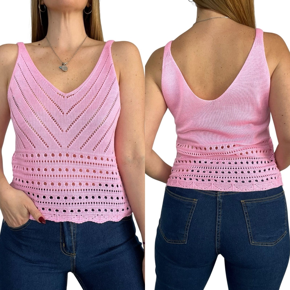 Musculosa de Hilo Algodón - Imagen 2
