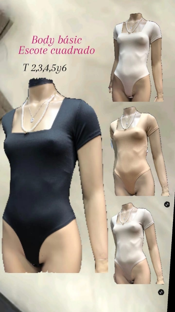 Body Manga Corta  Talle  2 3 4 5 6 - Imagen 3