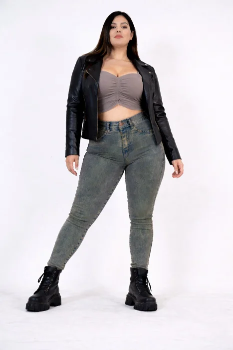 Jeans Skinny Grande Clásico Dama   Pantalones Especiales Chupin Mujer  Promos Hotsale