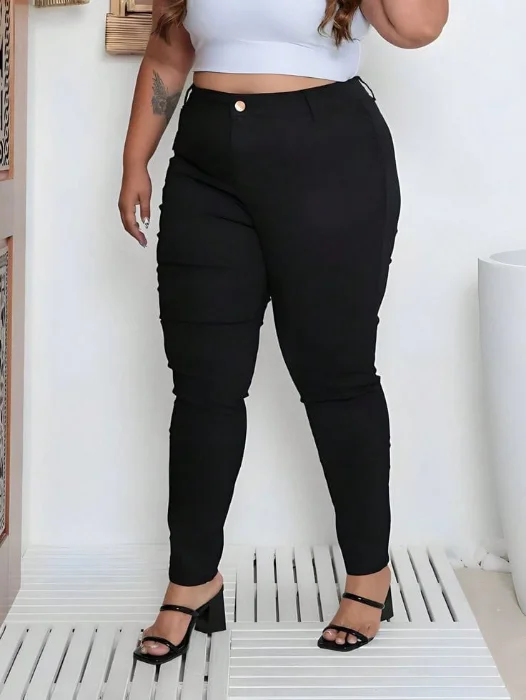 Jeans Skinny Clásico Especial Dama  Pantalón Chupin Mujer Grande   Promos Hotsale