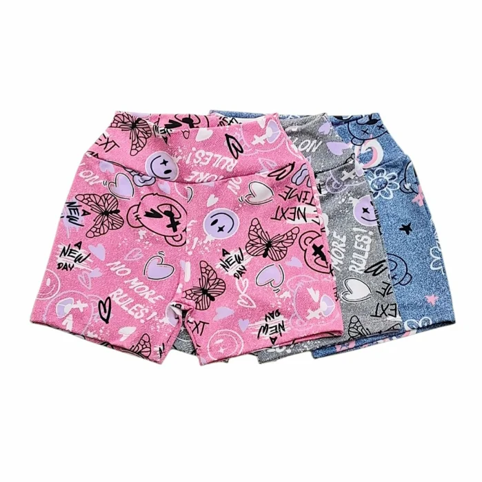 Short de Retro Estampada Nena