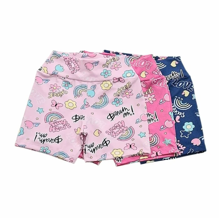 Short de Retro Estampada Nena