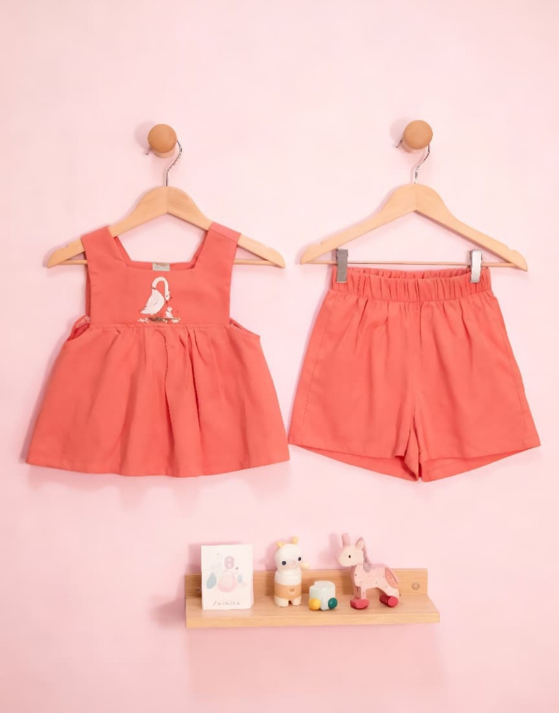 Musculosa + Shorts Lino con Algodón - Imagen 2