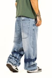 Jeans Baggy Star Bordado Celeste - Miniatura 2