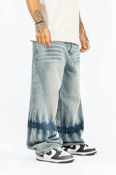 Jeans Baggy Star Bordado Oxido