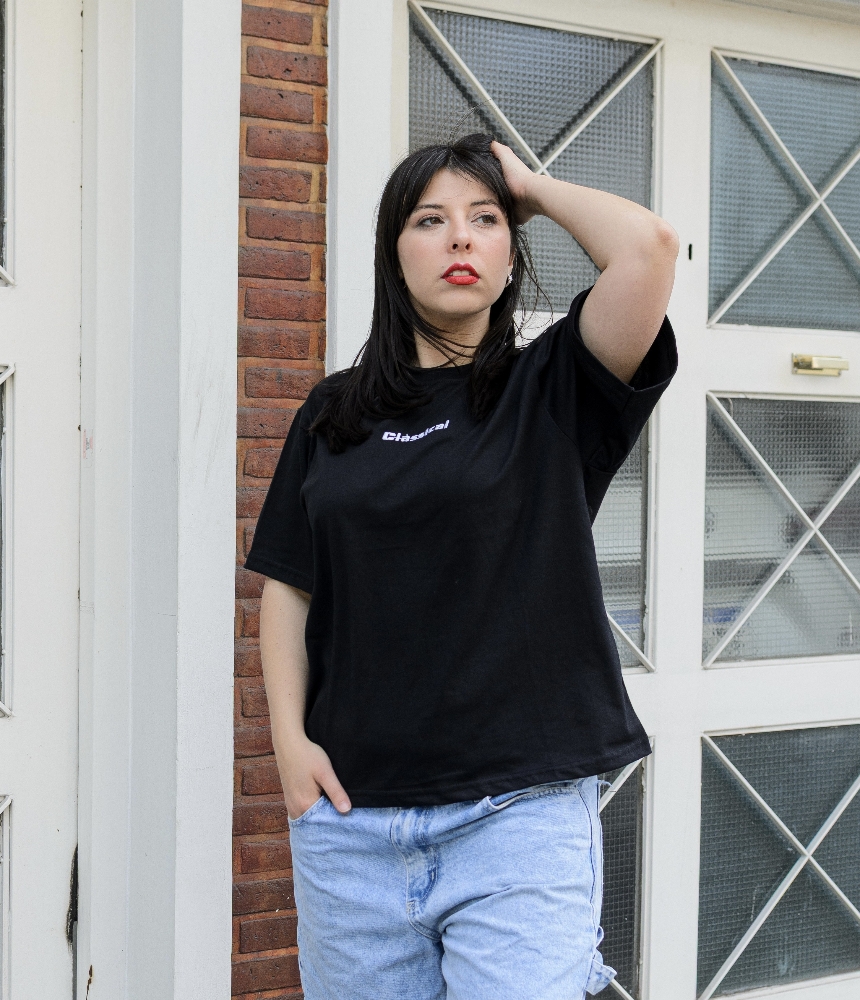 Remera Boxy Fit Mujer - Imagen 3