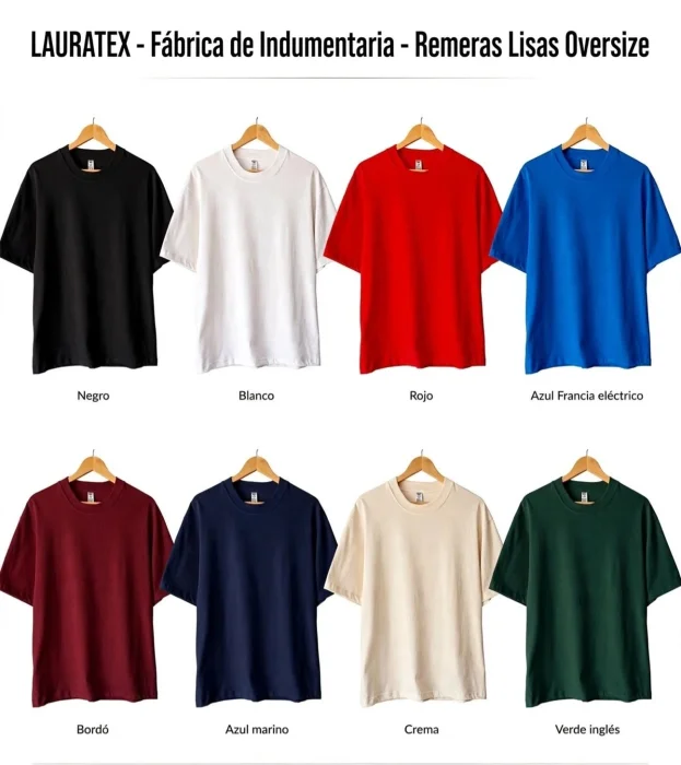 Remeras Oversize Algoson Peinado 20.1 con Tapa Costura