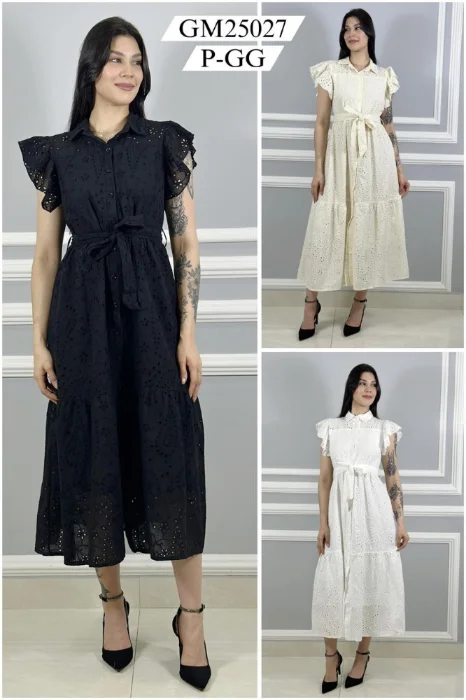 Vestido Brodery con Lazo