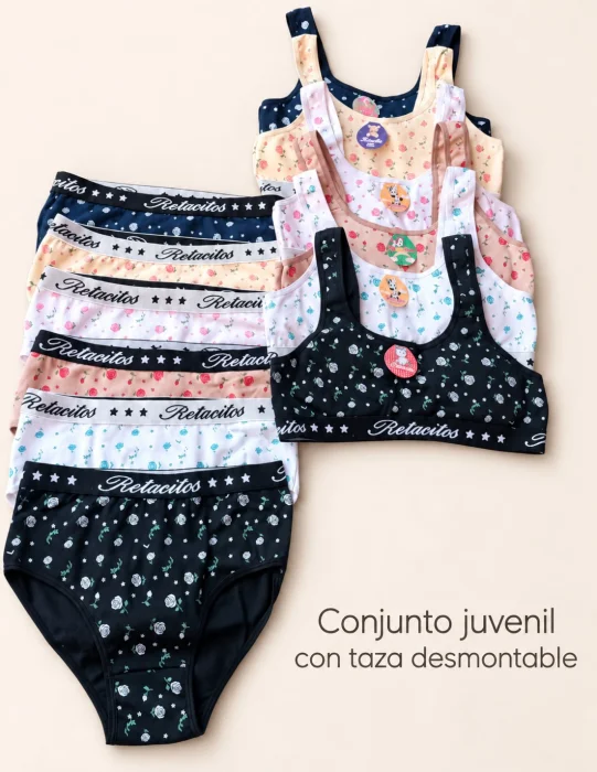 Conjunto Juvenil Algodon con Taza Desmontable 80-85