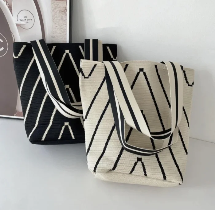 Bolsos Cartera Importados de Punto Combinados Diseño